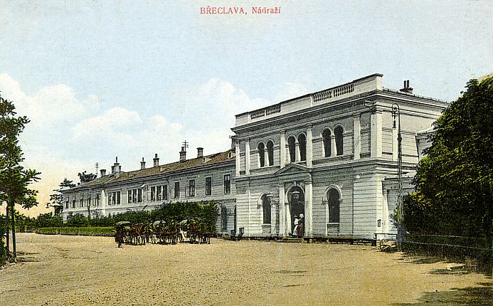 Takto vypadalo břeclavské nádraží v roce 1923.Foto: archiv